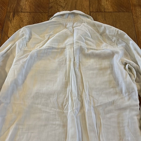 MK Mountain Khakis XL White Cotton Blouse Tunic - Picture 9 of 10